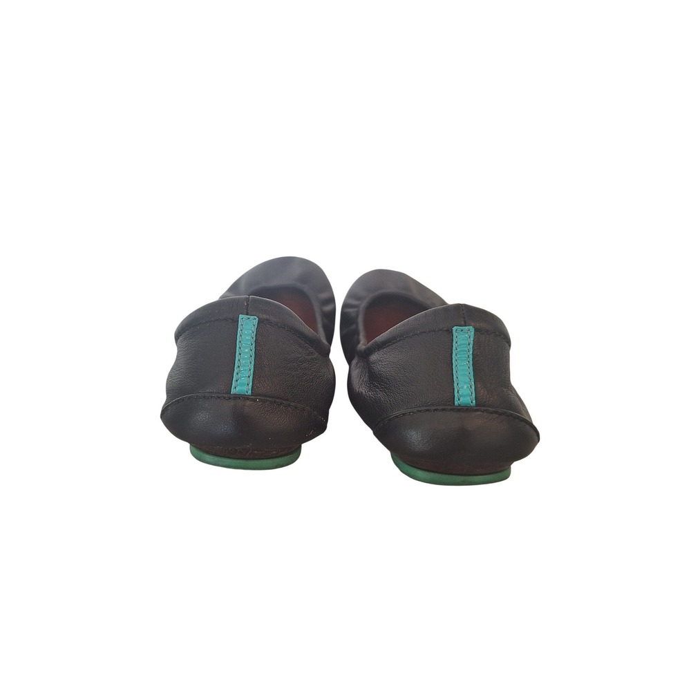 Tieks By Gabriel Black Leather Flat 6 - Picture 3 of 8